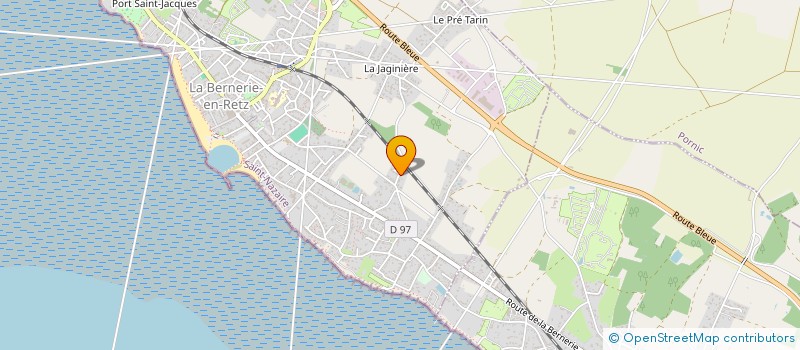 localisation de l'entreprise SARL MARIET  LA BERNERIE-EN-RETZ
