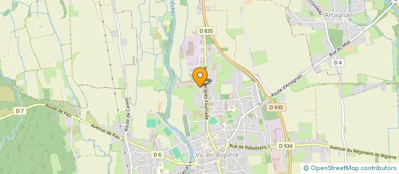 localisation de l'entreprise SARL MARIETTE ET FILS à VIC-EN-BIGORRE