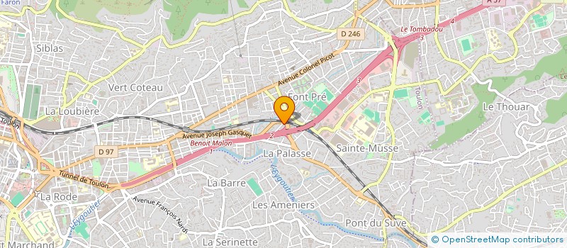localisation de l'entreprise SARL MARIM à TOULON