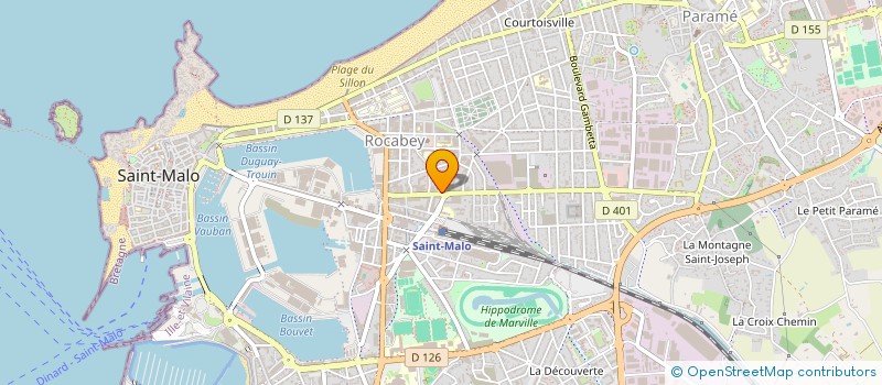 localisation de l'entreprise SARL MARIN CHENU à SAINT-MALO