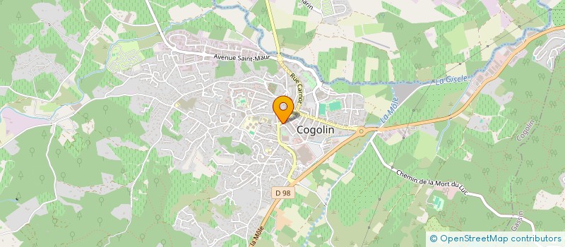 localisation de l'entreprise SARL MARINA à COGOLIN