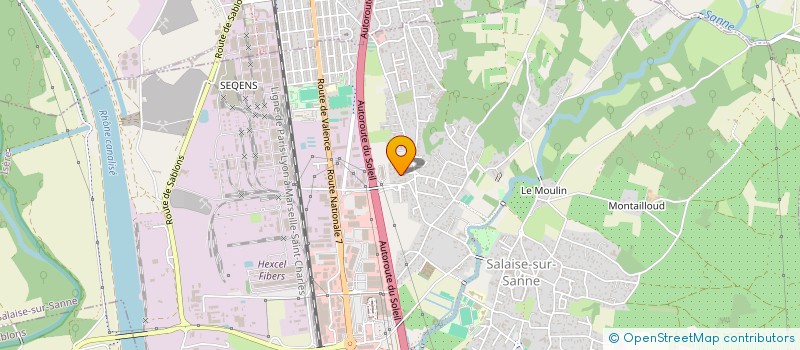 localisation de l'entreprise SARL MARINCOLAS  SALAISE-SUR-SANNE