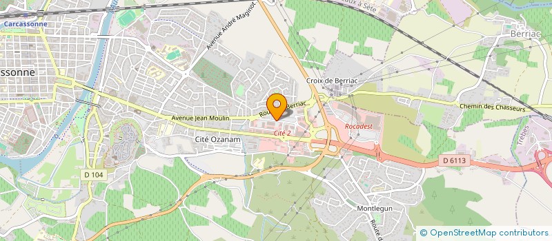 localisation de l'entreprise SARL MARINE à CARCASSONNE