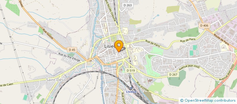 localisation de l'entreprise SARL MARINE à LISIEUX
