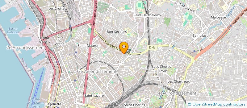 localisation de l'entreprise SARL MARINE  MARSEILLE