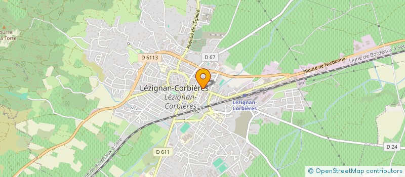 localisation de l'entreprise SARL MARINE  LEZIGNAN-CORBIERES