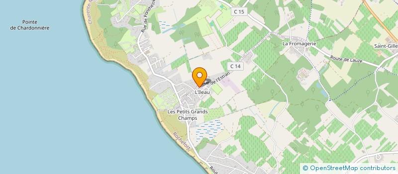 localisation de l'entreprise SARL MARINE  SAINT PIERRE D'OLERON