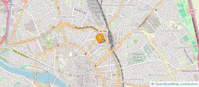 localisation de l'entreprise SARL MARINE.S  TOULOUSE
