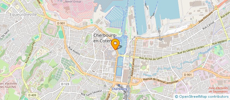 localisation de l'entreprise SARL MARINE SUPPLY PARTNERSHIP PROJECT  CHERBOURG-EN-COTENTIN