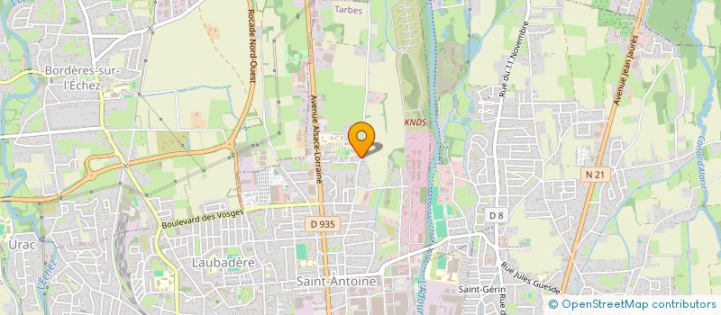 localisation de l'entreprise SARL MARINHAS  TARBES