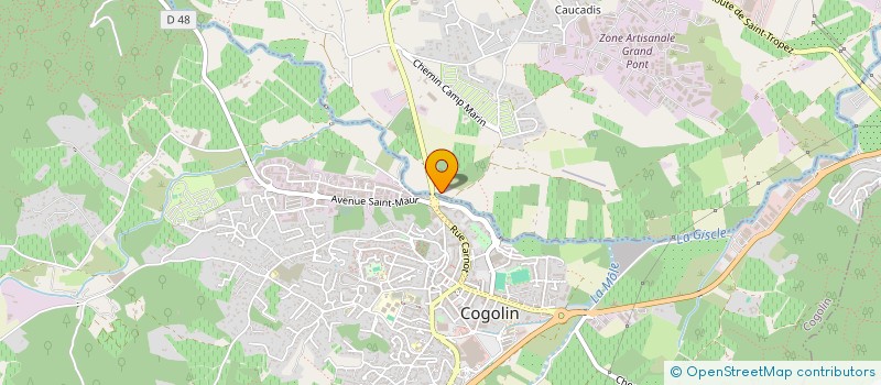 localisation de l'entreprise SARL MARION à COGOLIN