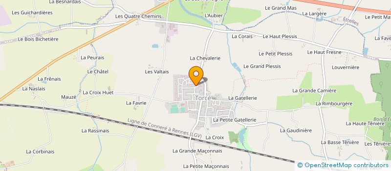 localisation de l'entreprise SARL MARION  TORCE