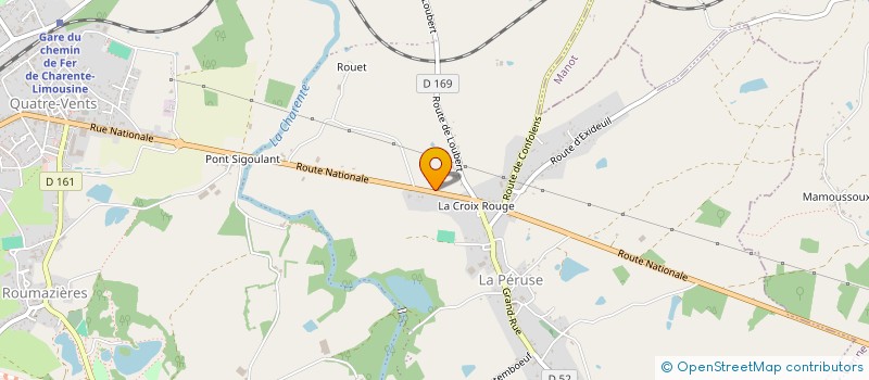localisation de l'entreprise SARL MARISA à TERRES-DE-HAUTE-CHARENTE