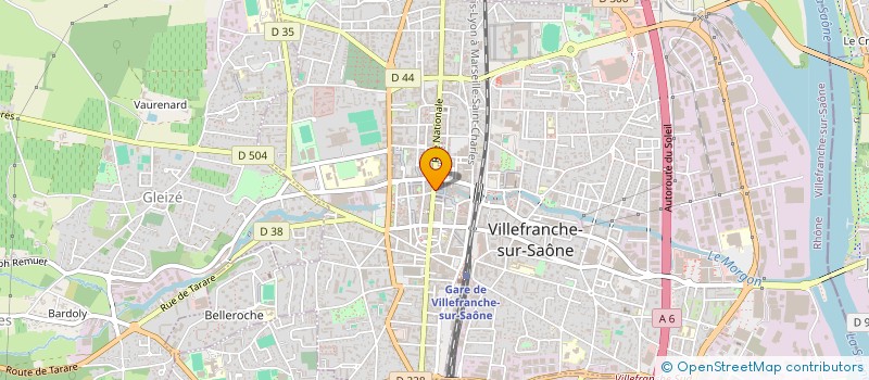 localisation de l'entreprise SARL MARISA  VILLEFRANCHE-SUR-SAONE