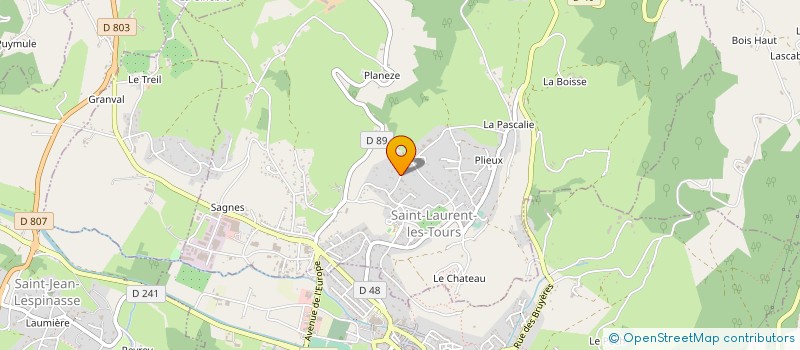 localisation de l'entreprise SARL MARITHEO  SAINT-LAURENT-LES-TOURS