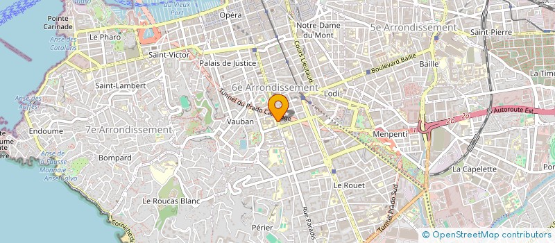 localisation de l'entreprise SARL MARITRAD COMPANY  MARSEILLE