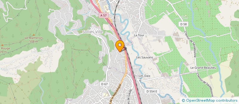 localisation de l'entreprise SARL MARIUS  LA FARLEDE