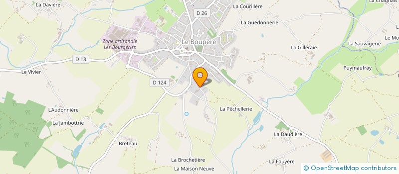 localisation de l'entreprise SARL MARIUZZA à LE BOUPERE