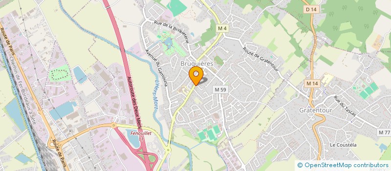 localisation de l'entreprise SARL MARJESSE à BRUGUIERES