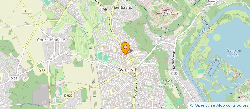 localisation de l'entreprise SARL MARKET PLUS  VAUREAL