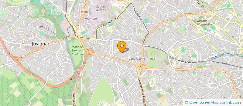 localisation de l'entreprise SARL MARMARA 34 à MONTPELLIER