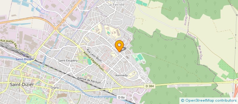 localisation de l'entreprise SARL MARNE AVENIR à SAINT-DIZIER