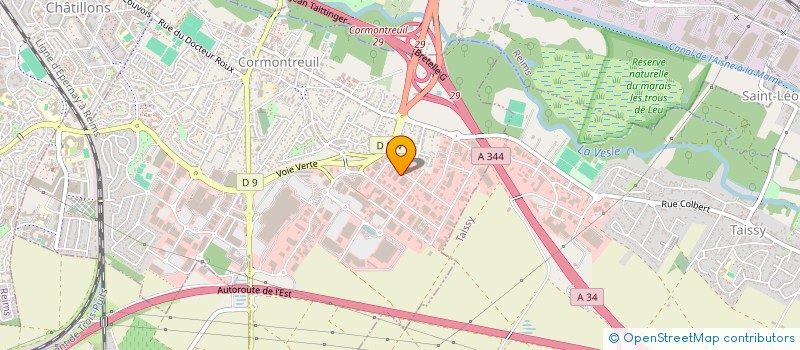 localisation de l'entreprise SARL MARNE BATI à CORMONTREUIL