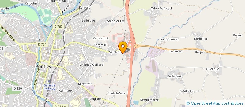 localisation de l'entreprise SARL MARO à PONTIVY