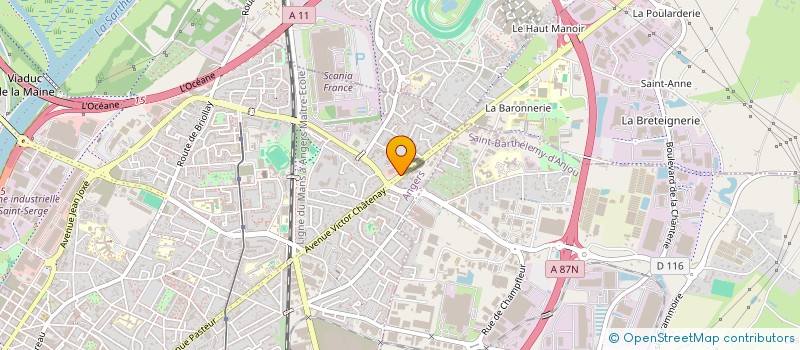 localisation de l'entreprise SARL MAROC EVENEMENTS à ANGERS