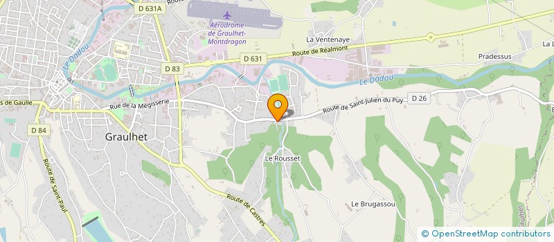 localisation de l'entreprise SARL MAROQUINERIE BISCOND à GRAULHET