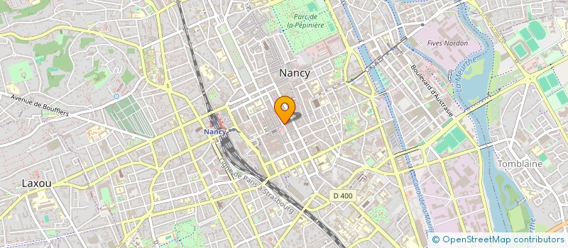 localisation de l'entreprise SARL MAROQUINERIE BORSE à NANCY