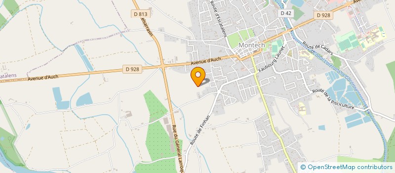 localisation de l'entreprise SARL MARQUEL  MONTECH