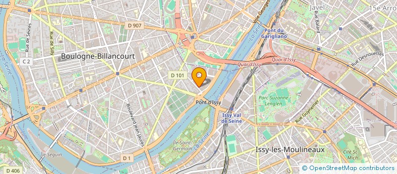 localisation de l'entreprise SARL MARRET-RABANT à BOULOGNE-BILLANCOURT