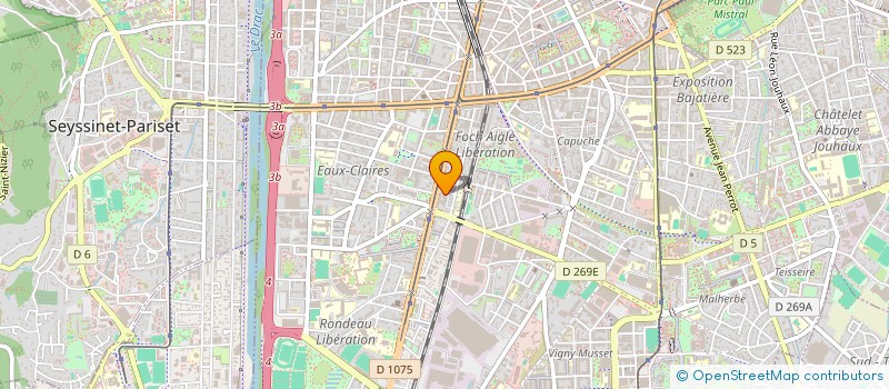 localisation de l'entreprise SARL MARS à GRENOBLE