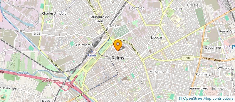 localisation de l'entreprise SARL MARS  REIMS