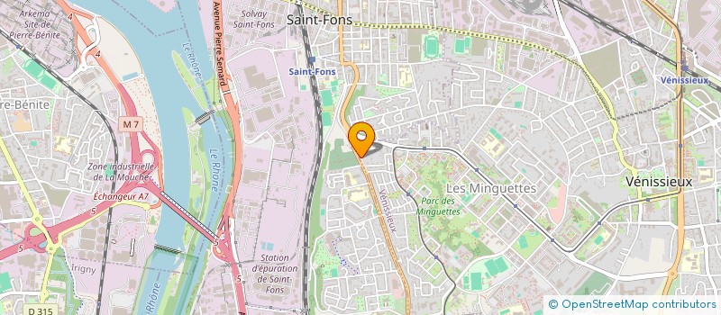 localisation de l'entreprise SARL MARSEILLAISE  VENISSIEUX