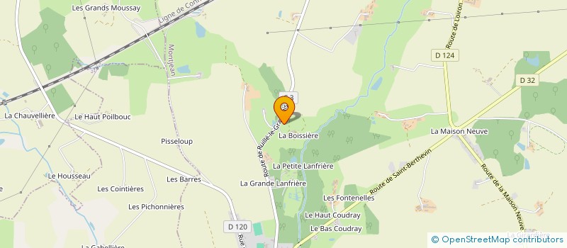 localisation de l'entreprise SARL MARTEAU JOEL ETS HORTICOLES à LOIRON-RUILLE