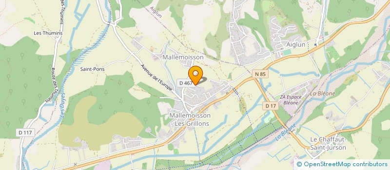 localisation de l'entreprise SARL MARTEL SEBASTIEN à MALLEMOISSON