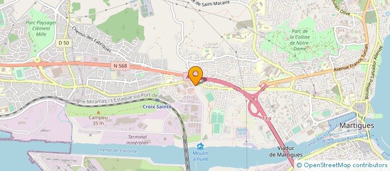 localisation de l'entreprise SARL MARTIGUES ELECTRICITE à MARTIGUES
