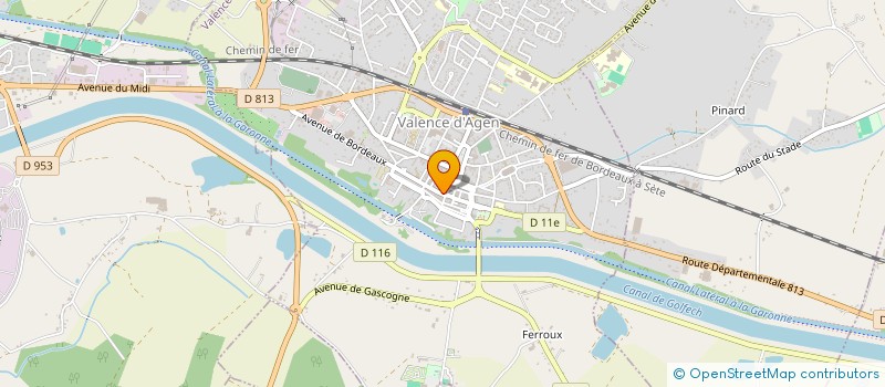 localisation de l'entreprise SARL MARTIN à VALENCE