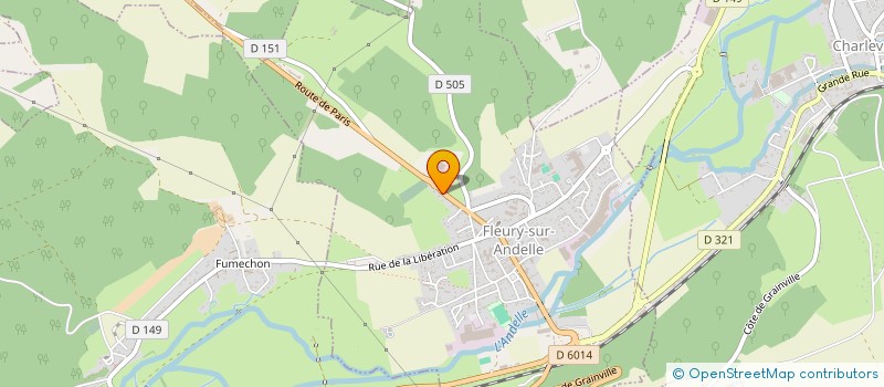 localisation de l'entreprise SARL MARTIN à FLEURY-SUR-ANDELLE