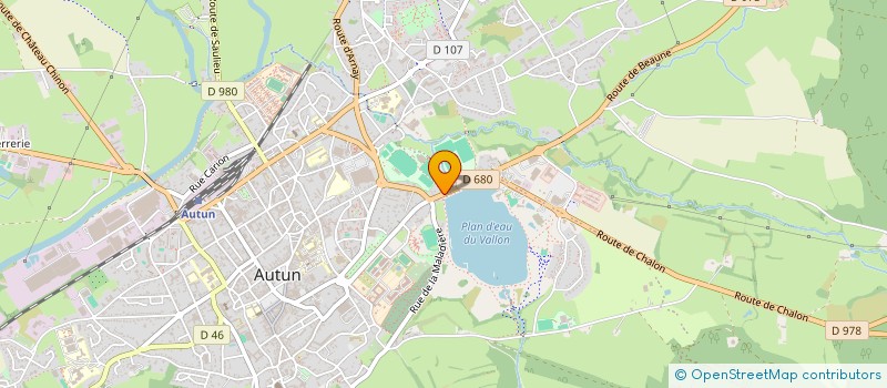 localisation de l'entreprise SARL MARTIN  AUTUN