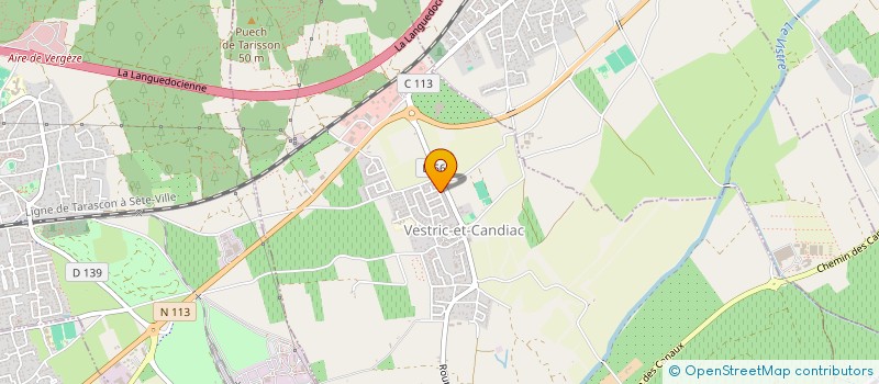 localisation de l'entreprise SARL MARTIN  VESTRIC-ET-CANDIAC