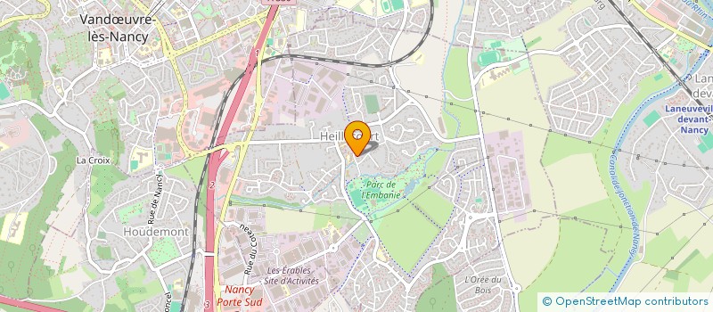 localisation de l'entreprise SARL MARTIN C ET R  HEILLECOURT
