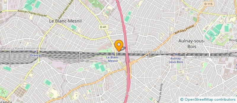 localisation de l'entreprise SARL MARTIN ET FILS à LE BLANC-MESNIL