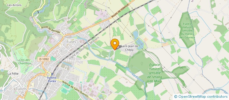 localisation de l'entreprise SARL MARTIN FRERES  TULLINS