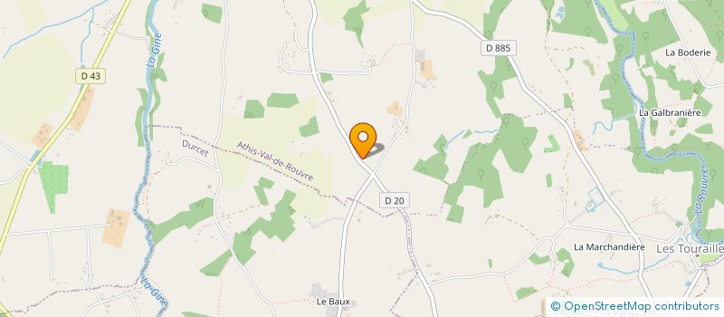 localisation de l'entreprise SARL MARTIN RODOLPHE à ATHIS-VAL DE ROUVRE
