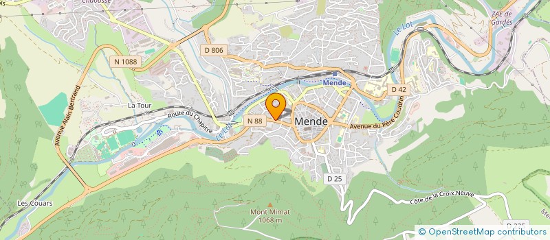 localisation de l'entreprise SARL MARTIN-TERENZI  MENDE