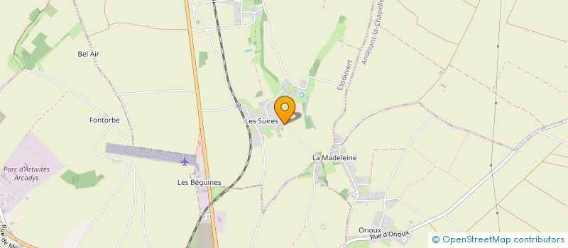 localisation de l'entreprise SARL MARTINEAUD à ESSOUVERT