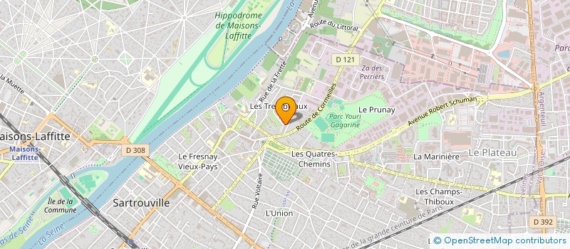 localisation de l'entreprise SARL MARTINEZ  SARTROUVILLE